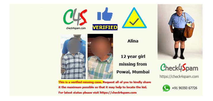 Alina Chakravorty missing