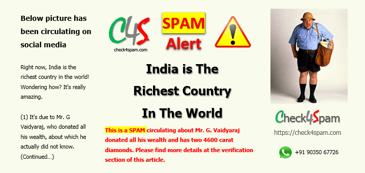 vaidyaraj donated wealth india richest spam