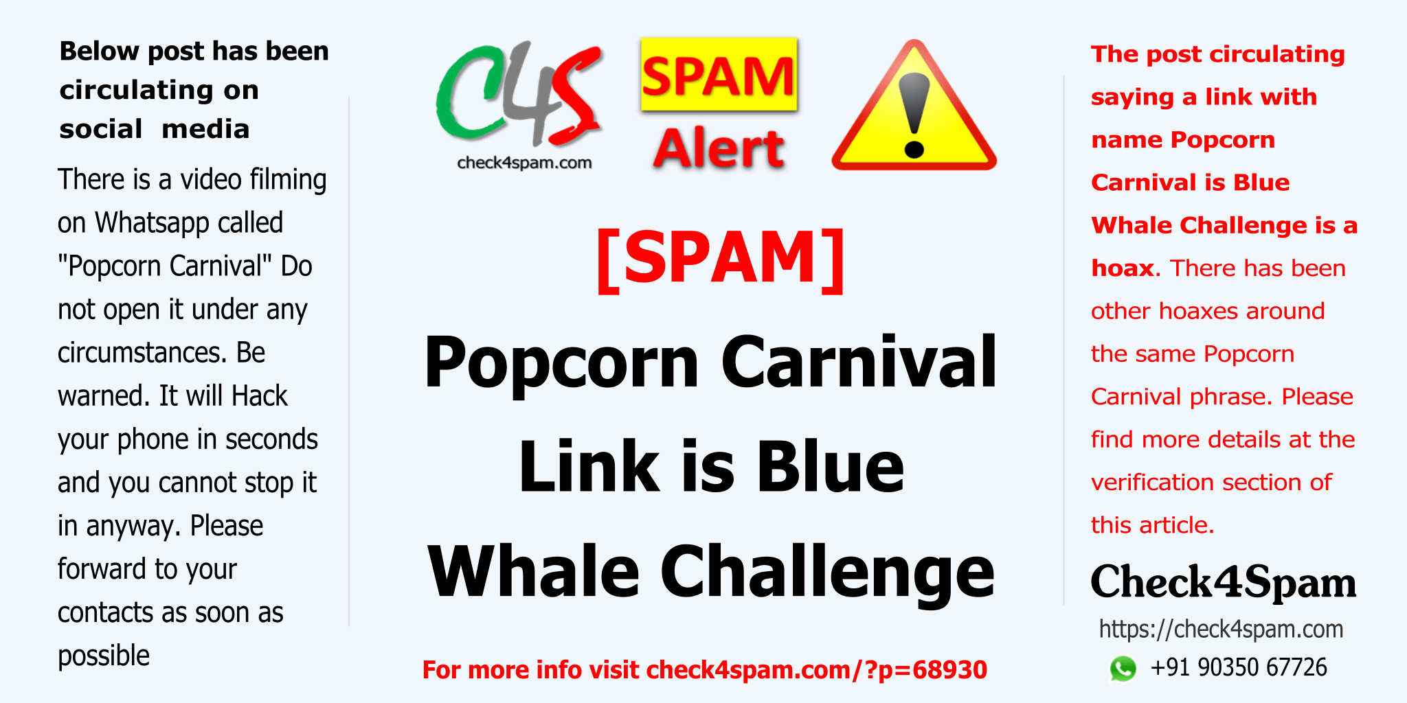 popcorn carnival blue whale challenge - SPAM