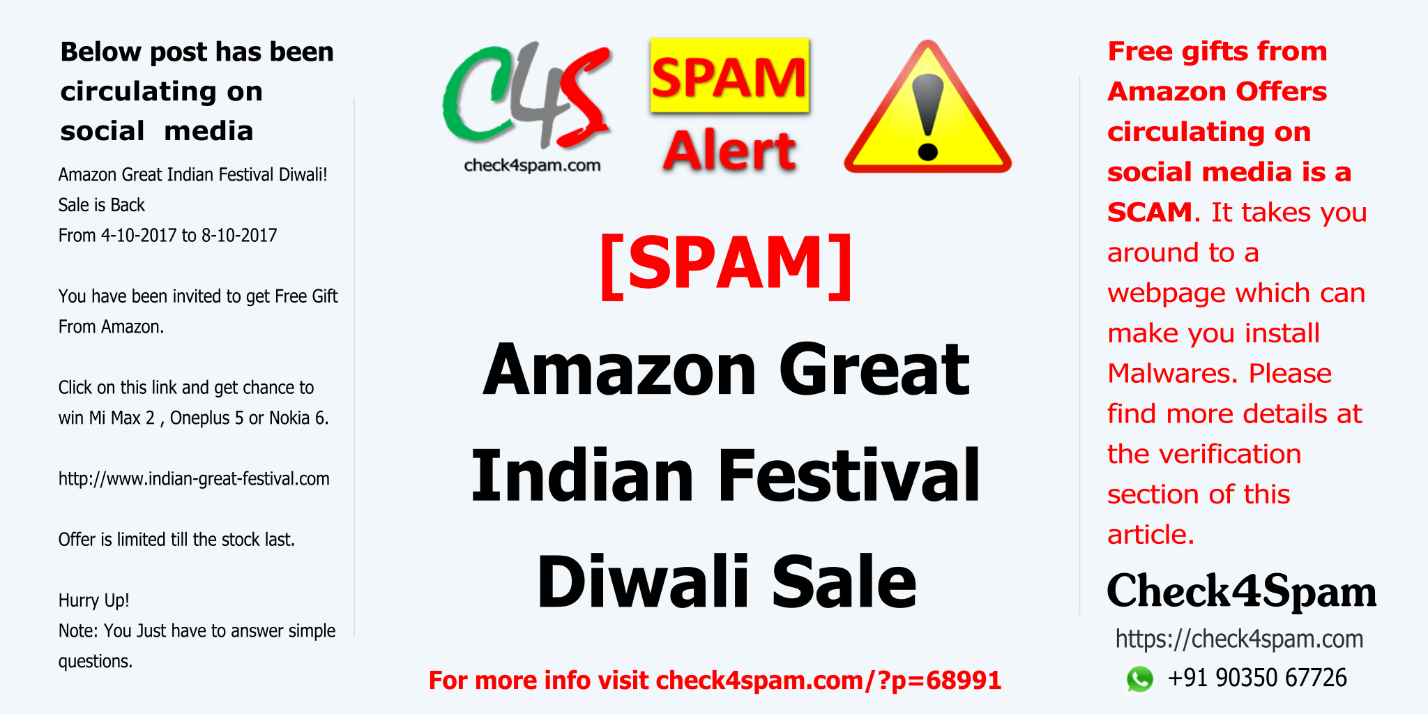 amazon great indian festival - SPAM