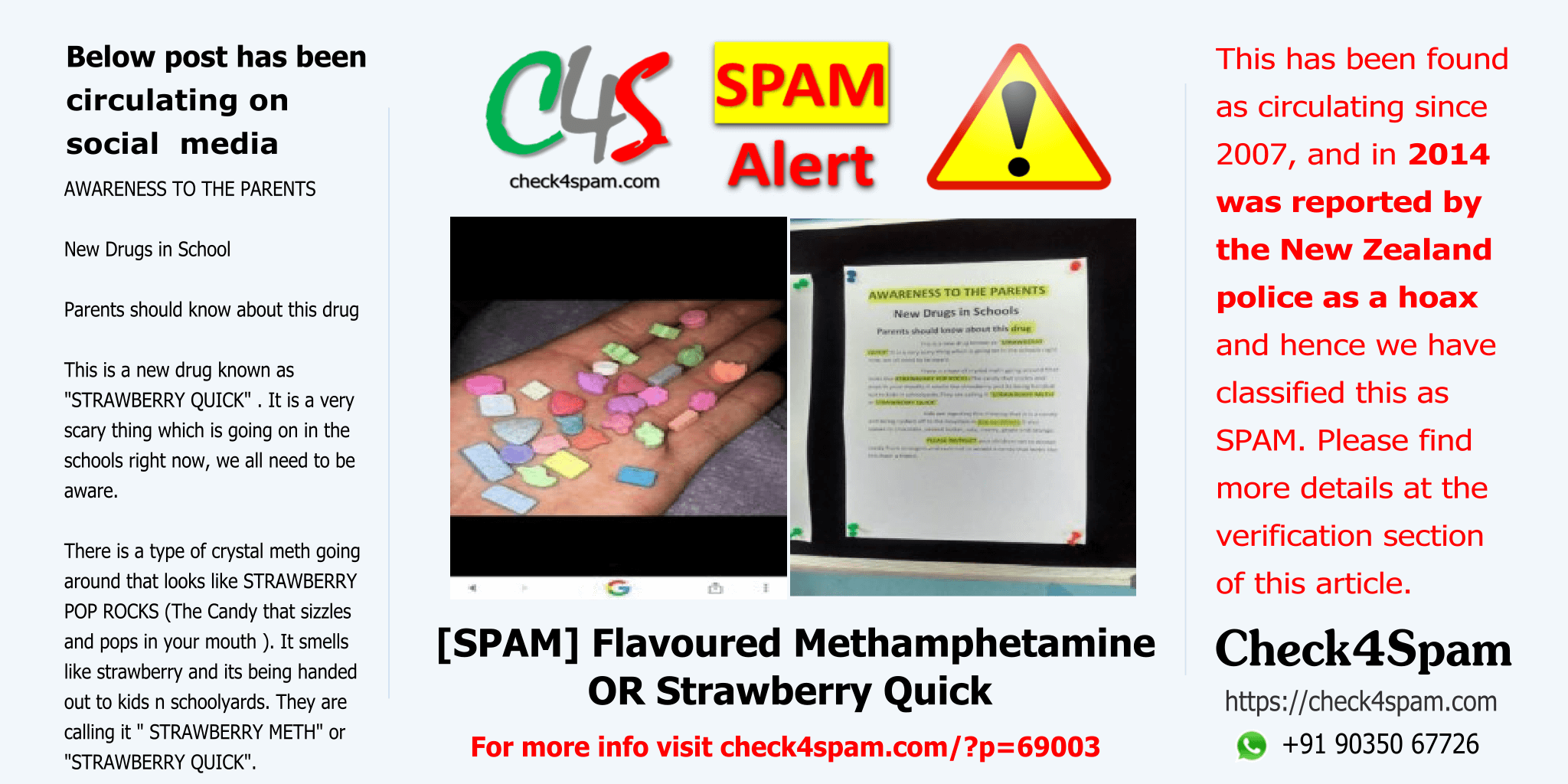 Flavored Methamphetamine strawberry quick - SPAM