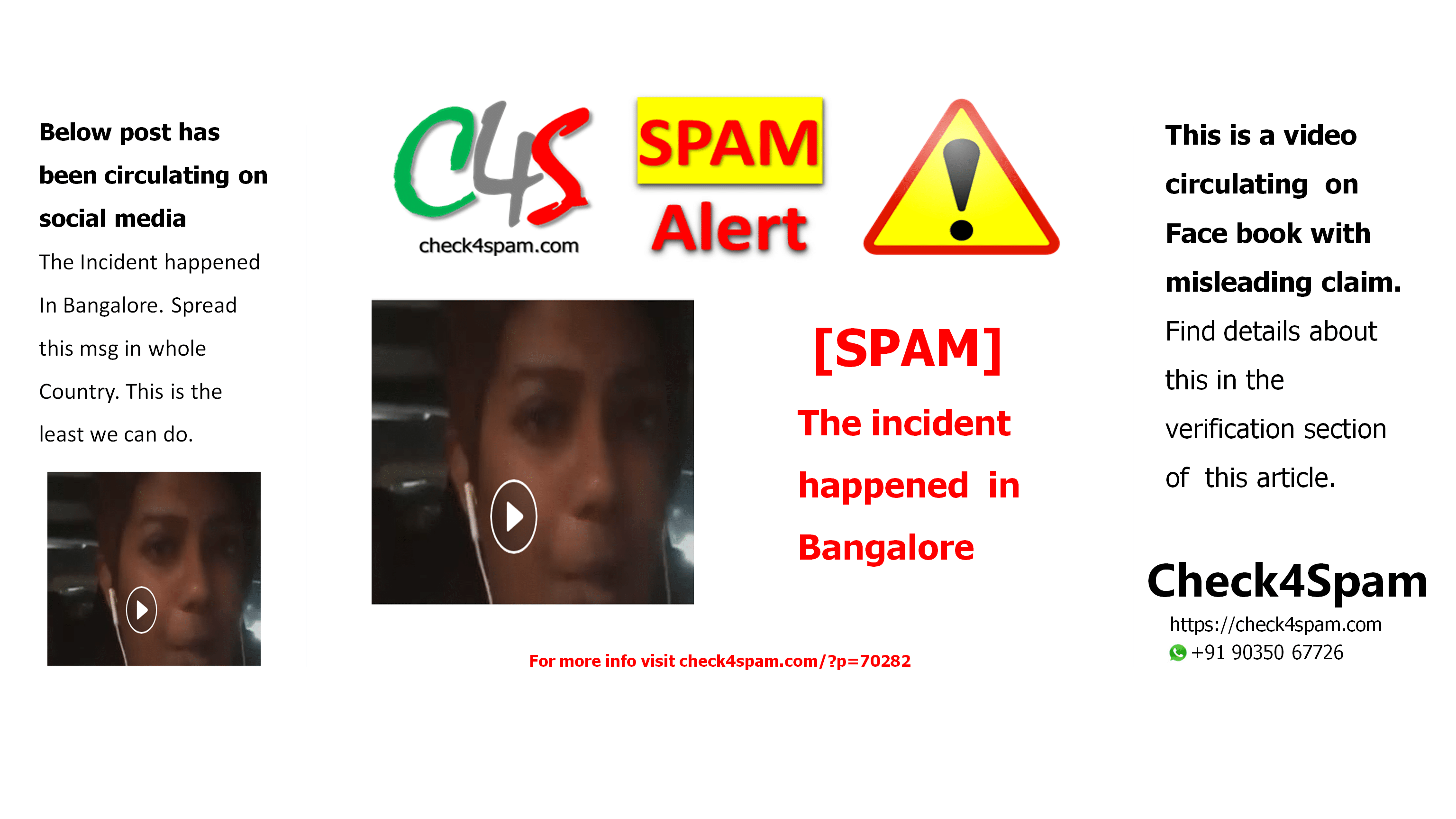 The Incident Happened In Bangalore