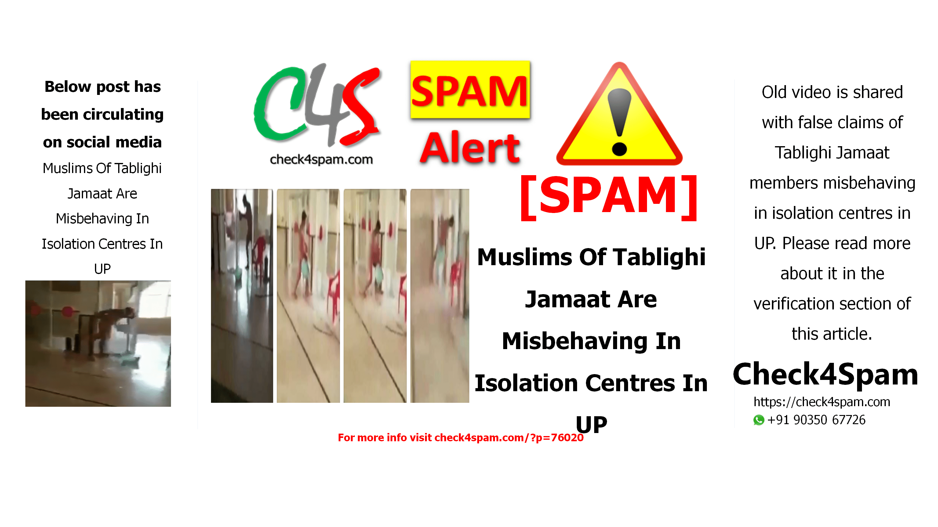 Muslims Of Tablighi Jamaat Are Misbehaving In Isolation Centres In UP
