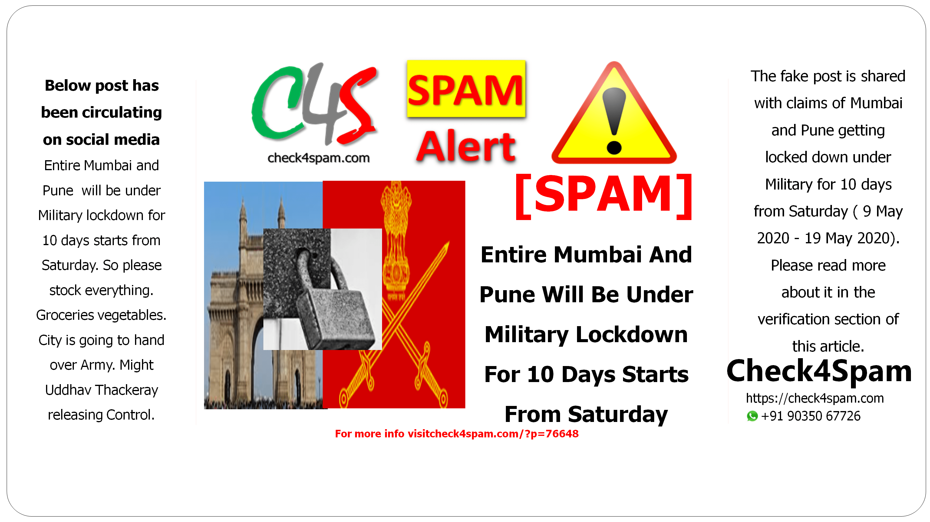 Entire Mumbai And Pune Will Be Under Military Lockdown For 10 Days Starts From Saturday