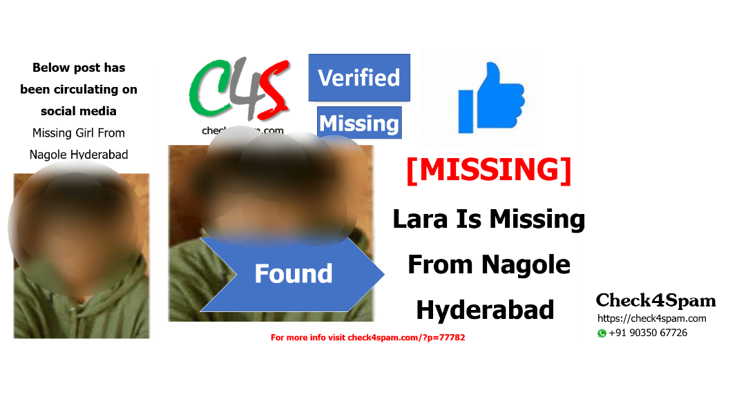 Missing Girl From Nagole Hyderabad