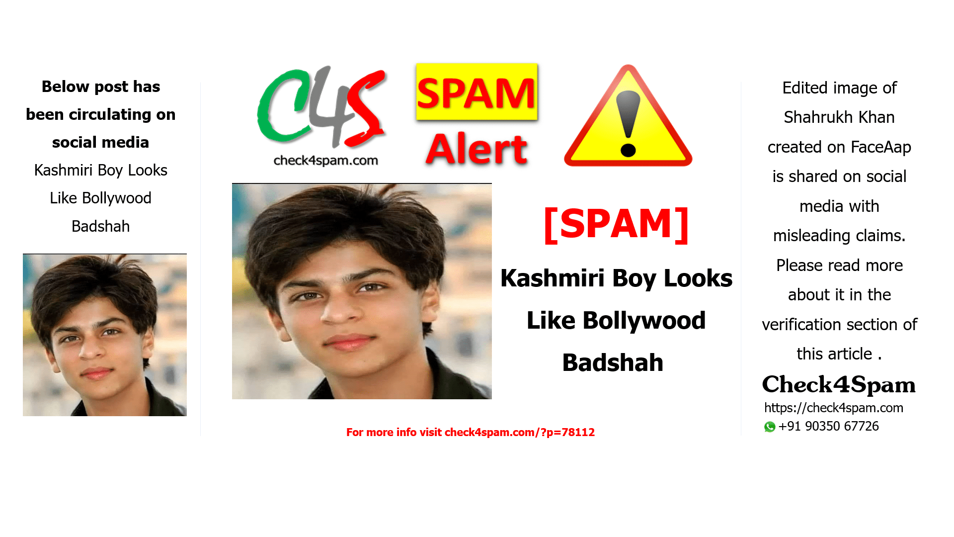 Kashmiri Boy Looks Like Bollywood Badshah
