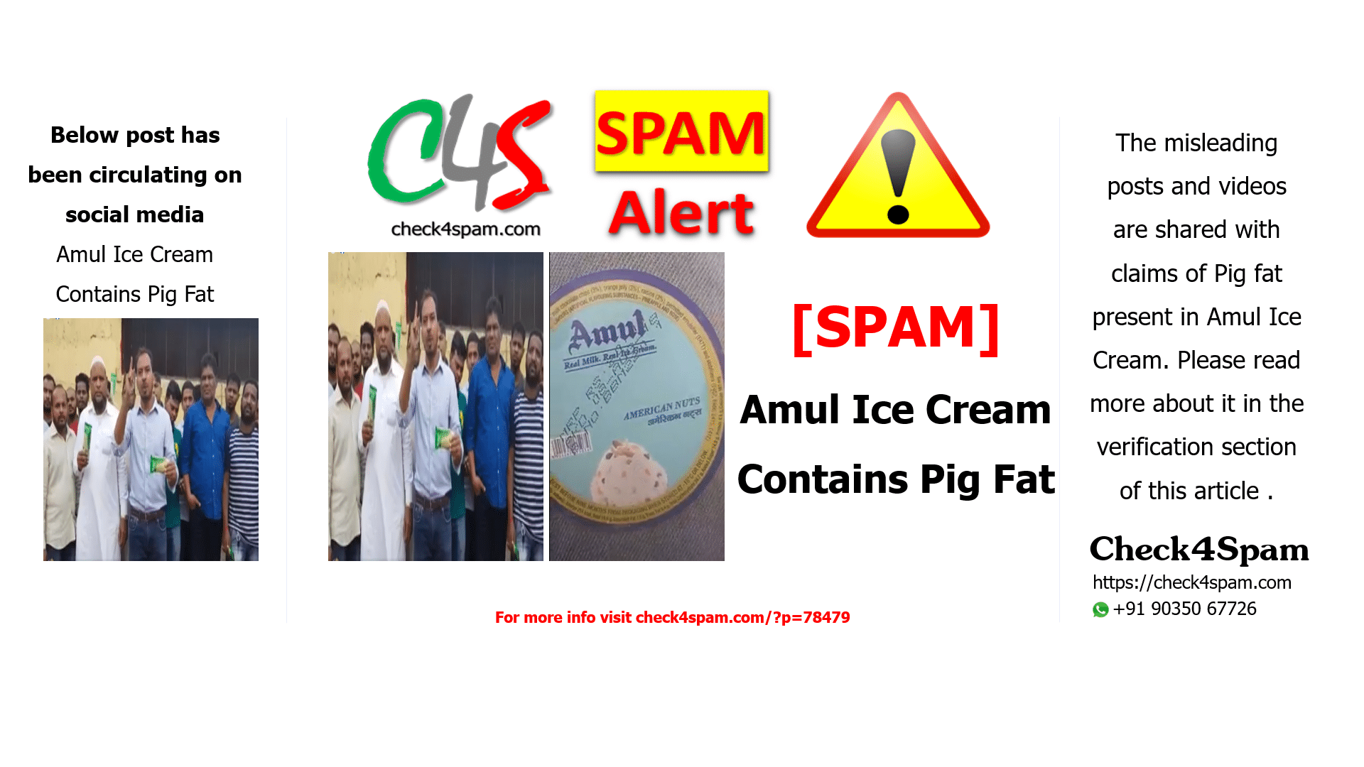 Amul Ice Cream Contains Pig Fat