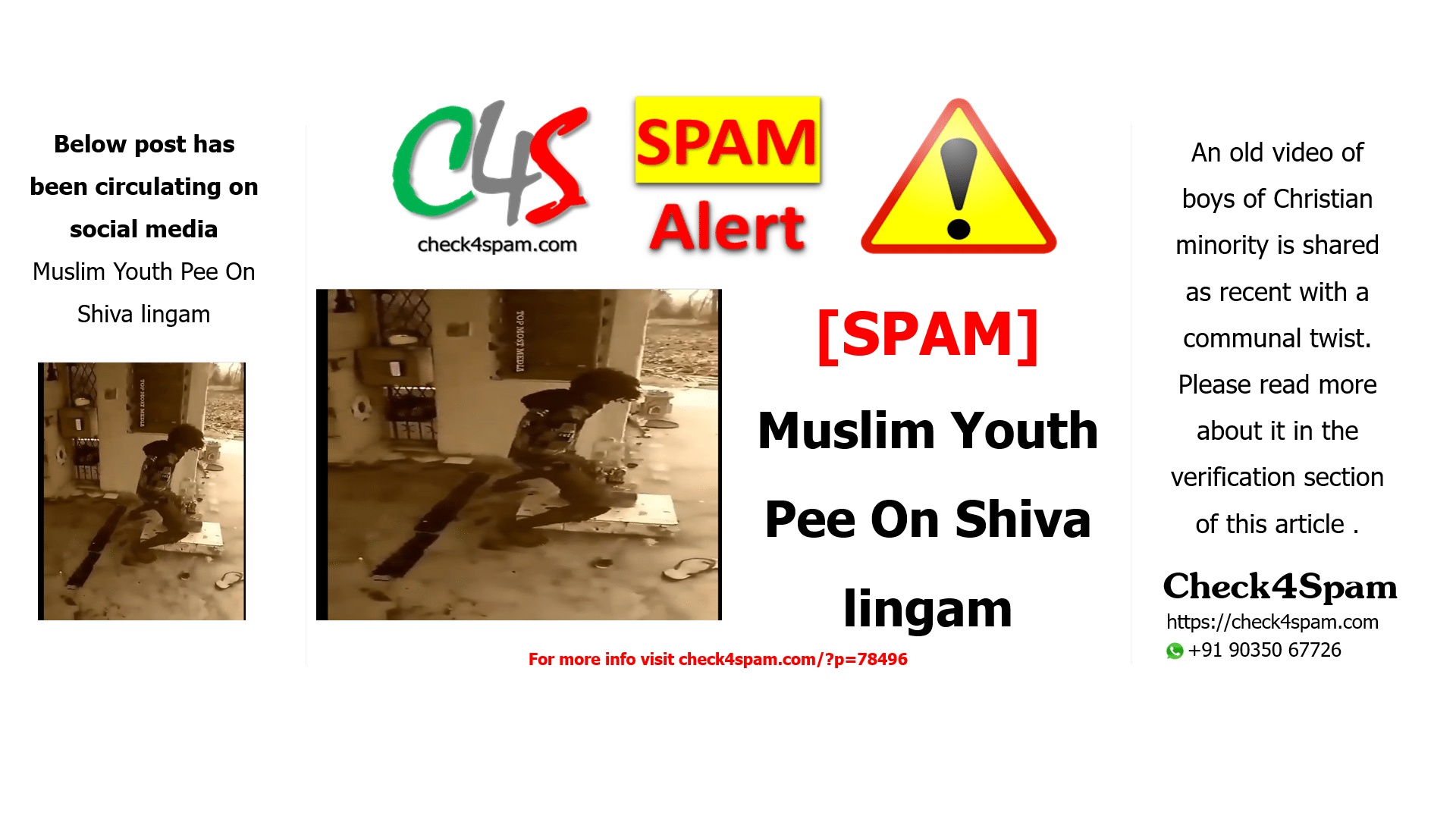 Muslim Youth Pee On Shivalingam