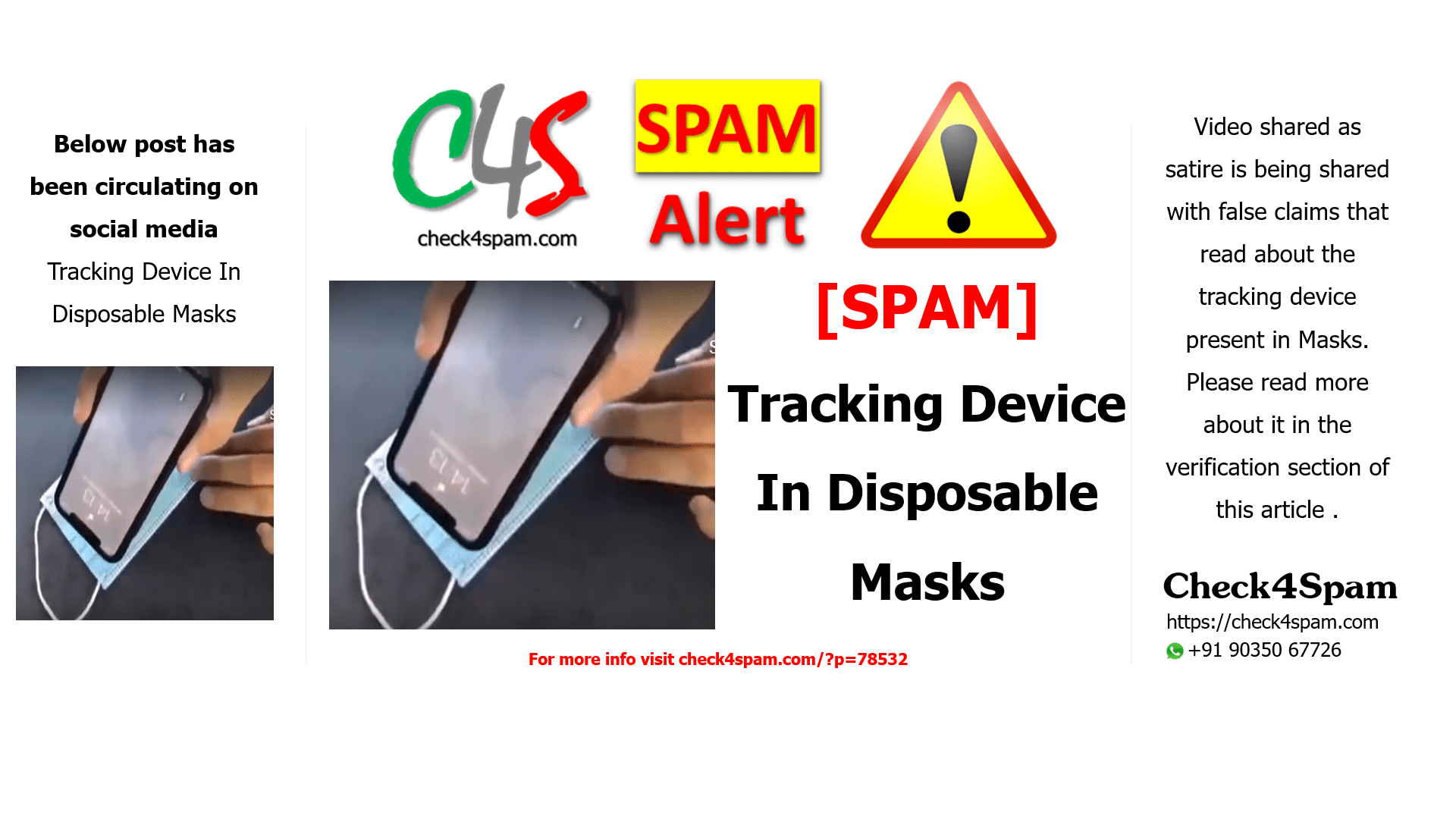 Tracking Device In Disposable Masks