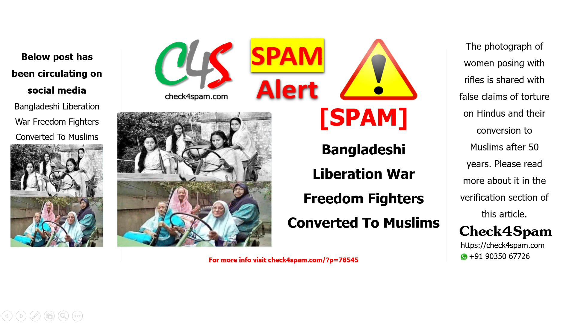 Bangladeshi Liberation War Freedom Fighters Converted To Muslims