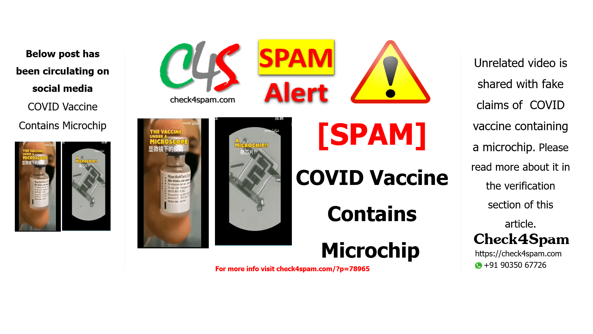 COVID Vaccine Contains Microchip