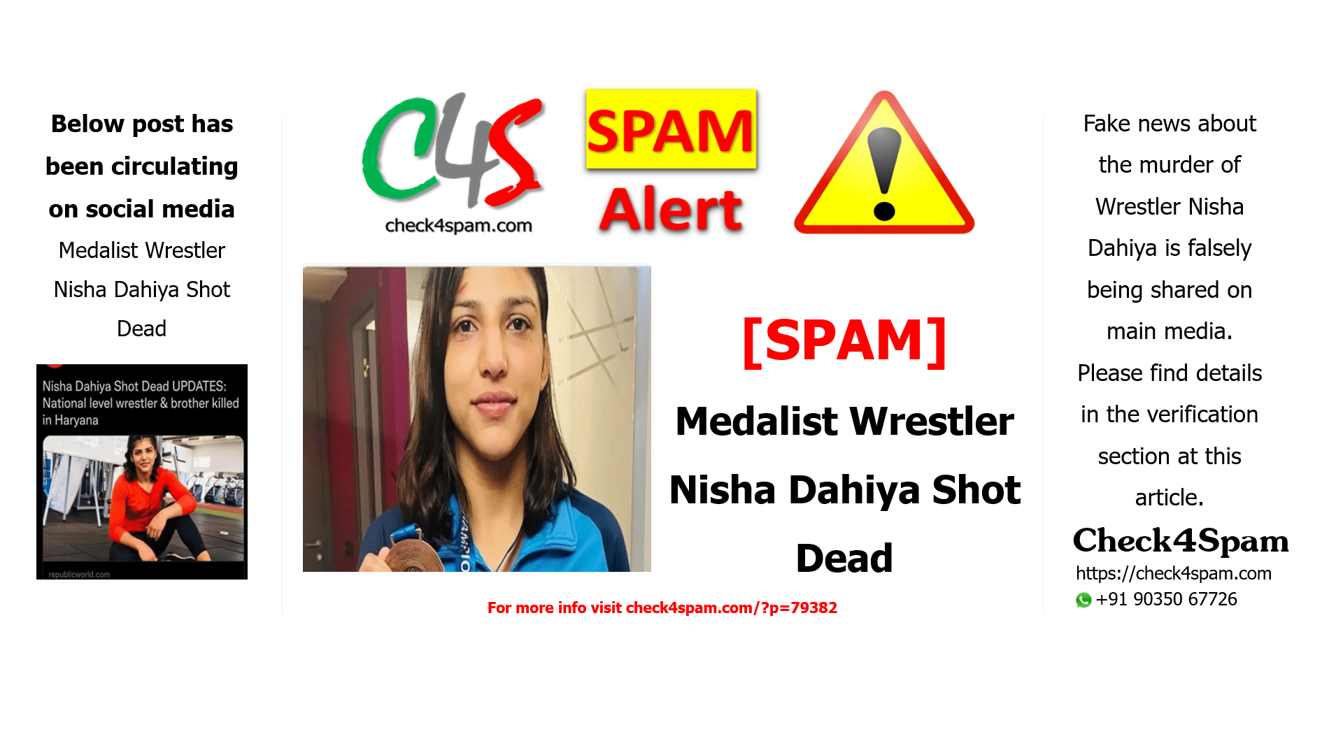 Medalist Wrestler Nisha Dahiya Shot Dead