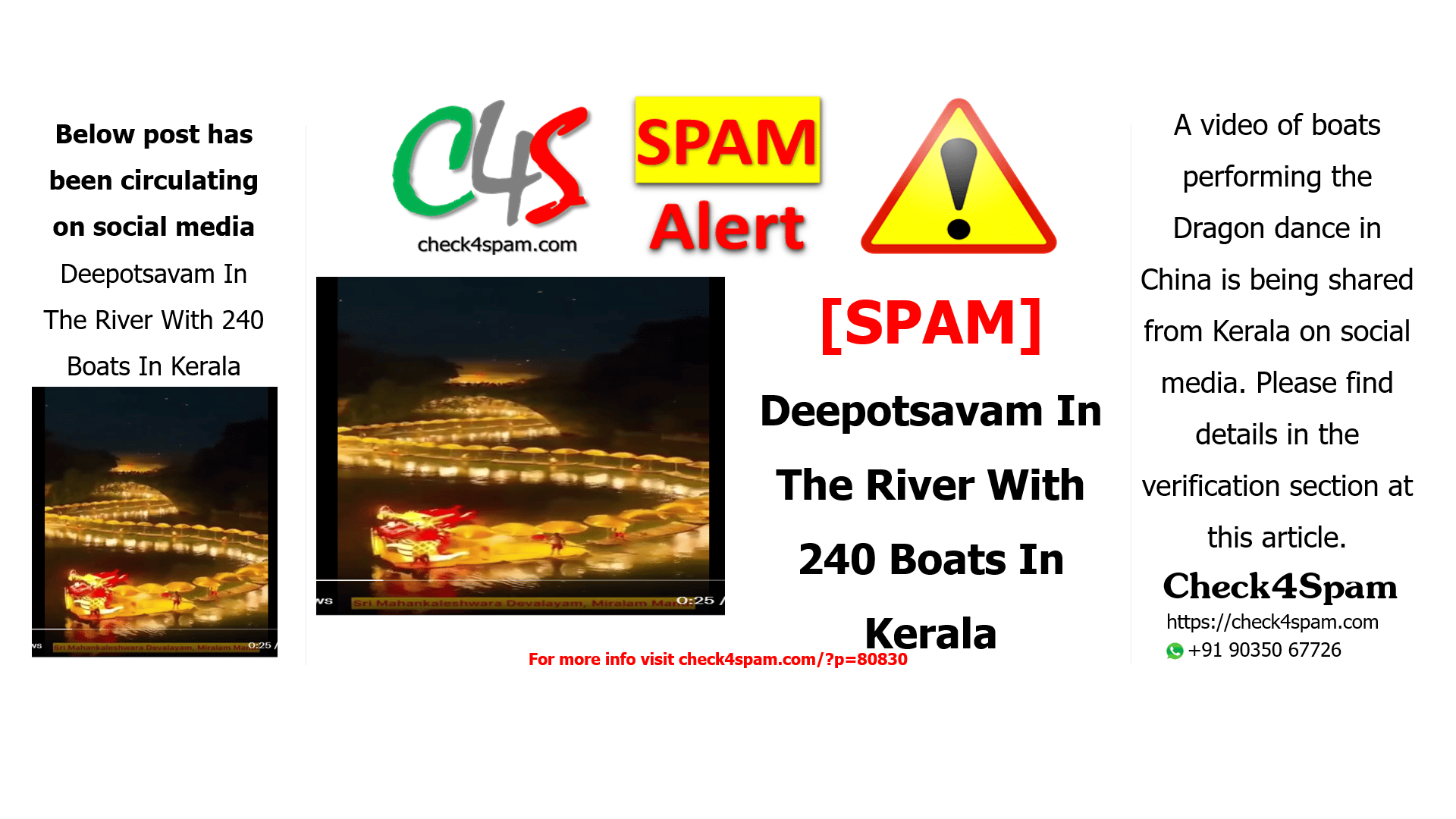 Deepotsavam In The River With 240 Boats In Kerala