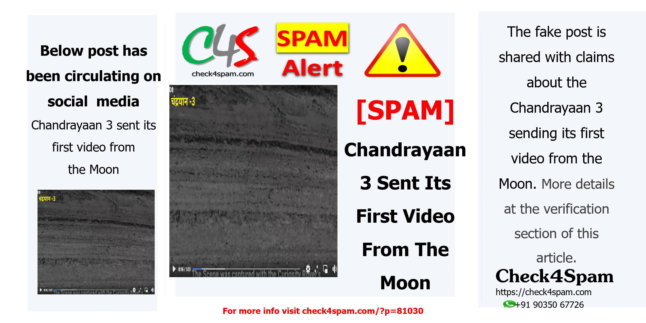 Chandraayan 3 Sent Its First Video From The Moon