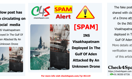 INS Visakhapatnam Deployed In The Gulf Of Aden Attacked By An Unknown Drone