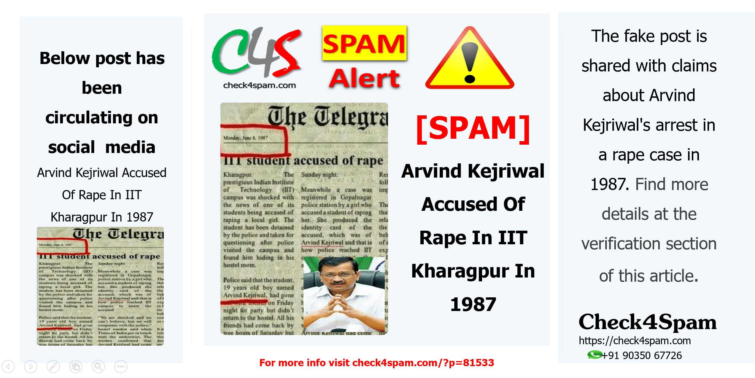 Arvind Kejriwal Accused Of Rape In IIT Kharagpur In 1987